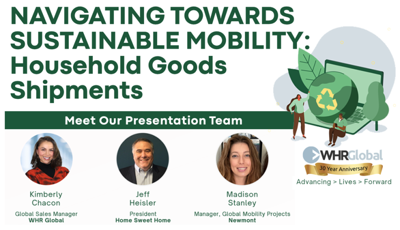 Navigating Towards Sustainable Mobility Household Goods Shipments Webinar April 2024