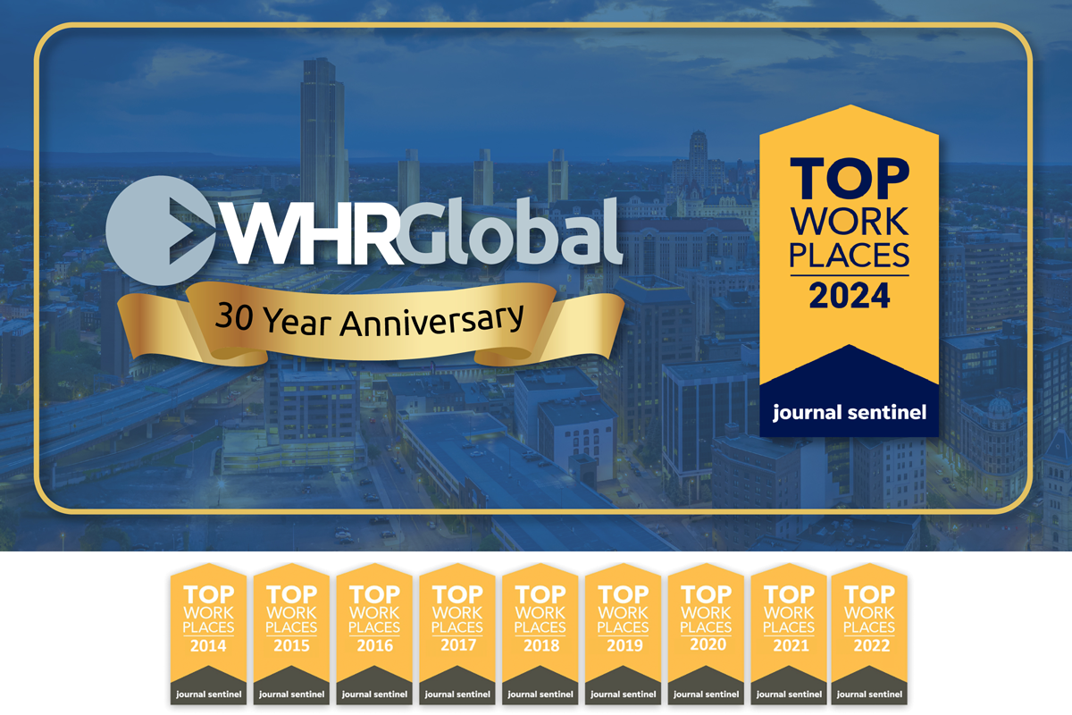 WHR Global has been named a 2024 Top Workplace by the Milwaukee Journal Sentinel