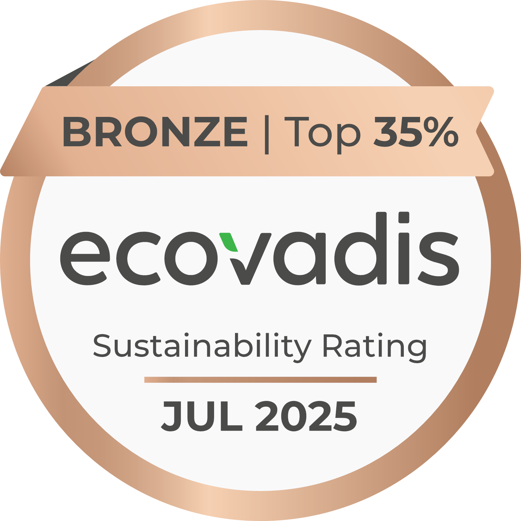 Ecovadis Bronze medal_2025