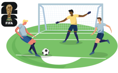 Aftellen naar het WK voetbal 2026 (mobiliteitsrisico in de laatste 90 dagen)