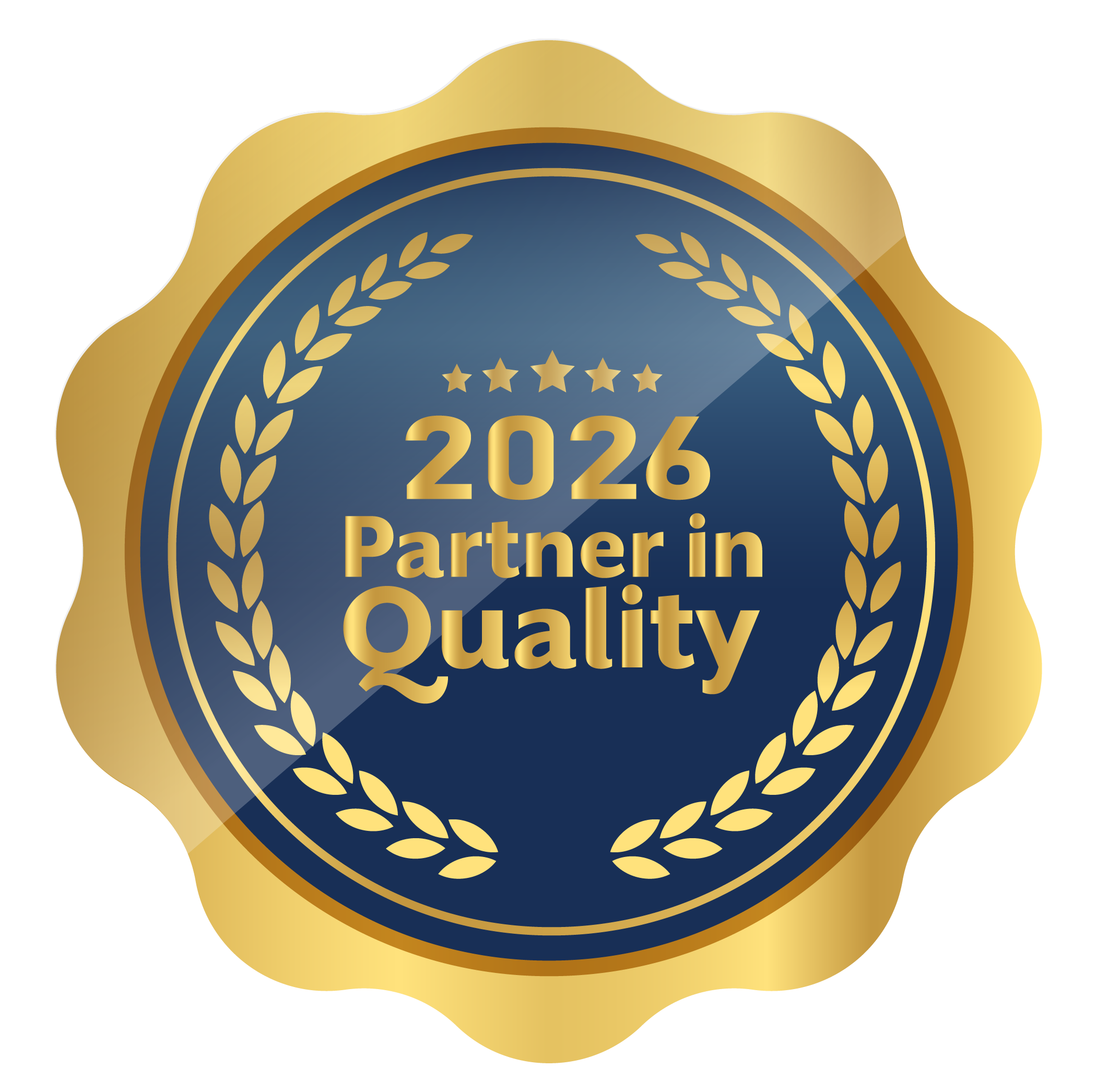 डब्ल्यूएचआर ग्लोबल पार्टनर इन क्वालिटी अवार्ड बैज - 2026